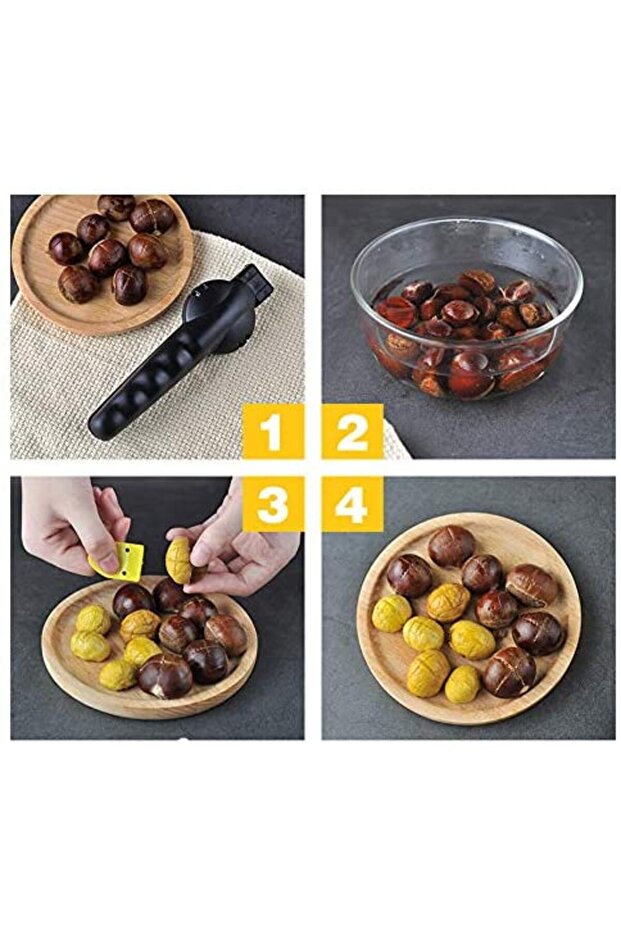 أداة مطبخ، مشبك كستناء، فتاحة مكسرات متعددة الوظائف - 2