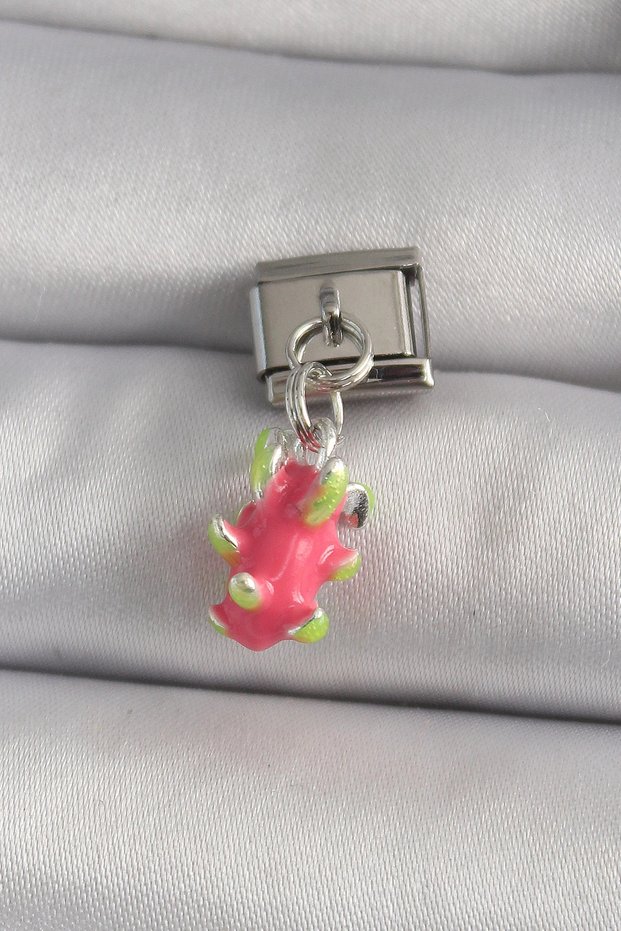 316L Steel Silver Rk Sallantı Ejder Si Model Nomination Charm