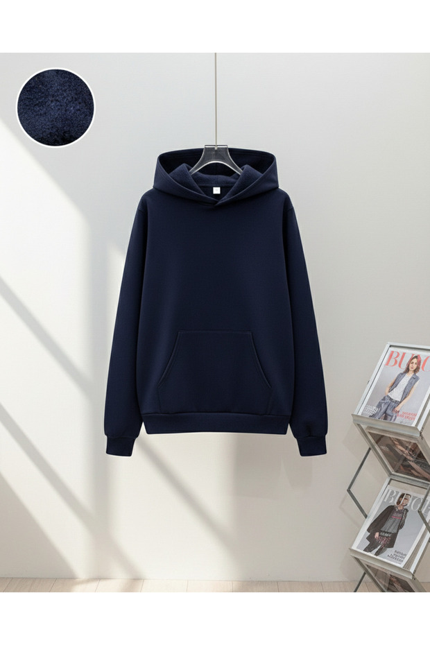 3 Yarns Relaxed Fit Cap Hooded Eatshi̇rt