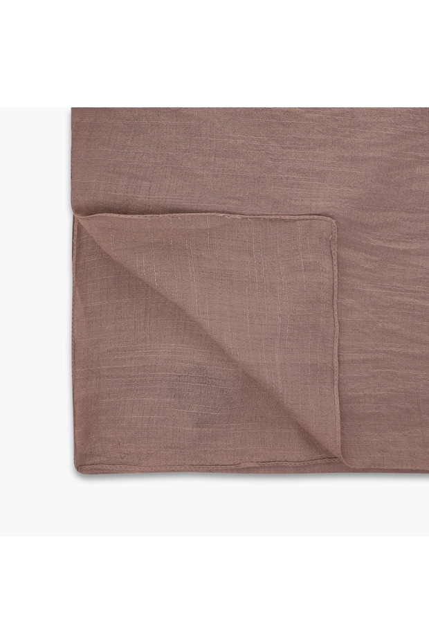 Solid Linen Scarf - 3