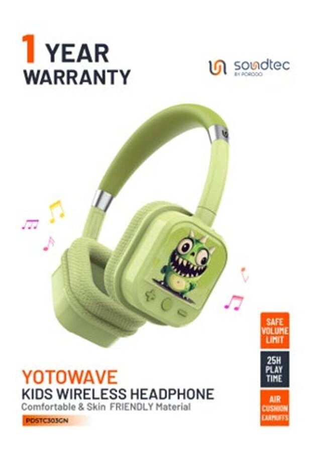 Soundtec Yotowave Kids Wireless Headphone with Safe Volume Limit