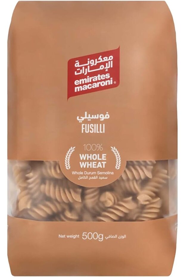 Wholewheat Fusilli 500g
