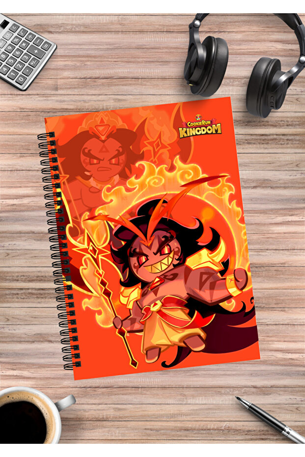 Cookie Run Kingdom Anime Spiral Notebook A5 (50 Sheets)