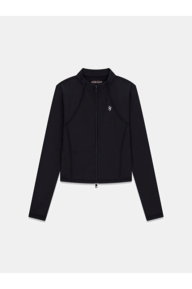 Gj Active Full Zip Women's Black Jacket W6Rp34K1092-Jblk
