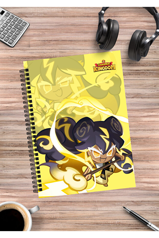 Cookie Run Kingdom Anime Spiral Notebook A5 (50 Sheets)