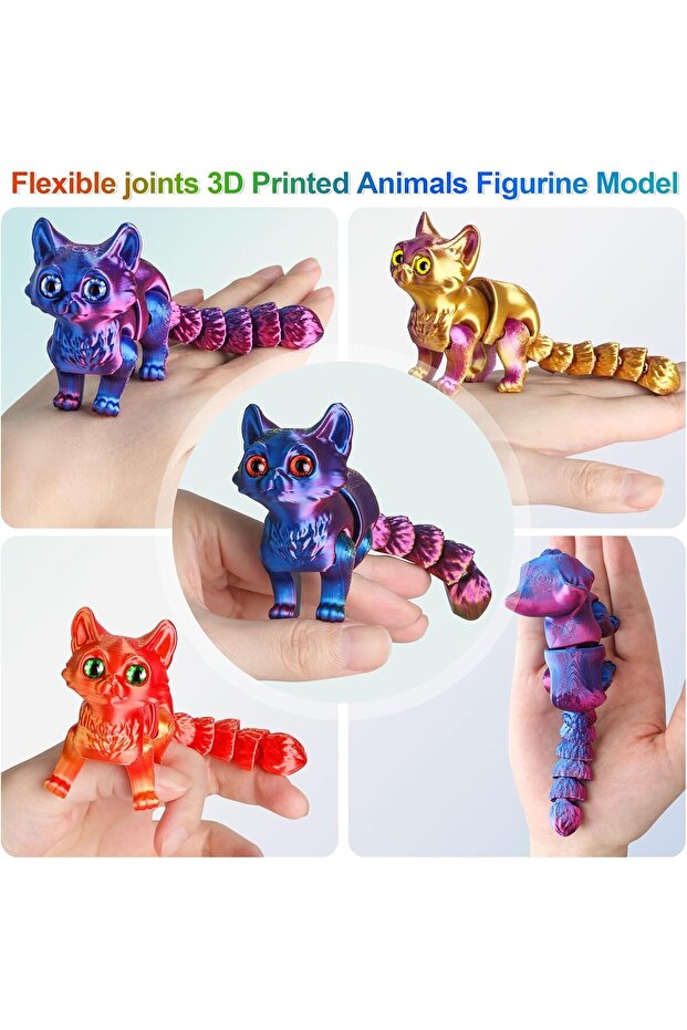 لعبة قطط مطبوع ثلاثية الأبعاد - 2