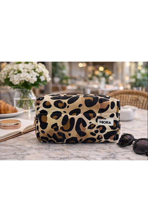 Leopard Makeup Bag