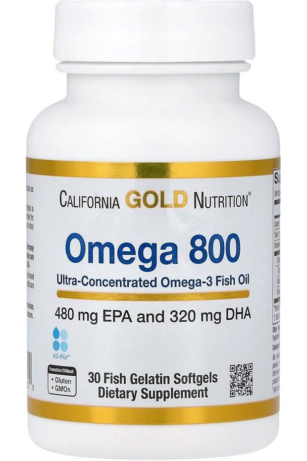 Nutrition, Omega 800 Pharmaceutical Grade Fish Oil, 80% EPA/DHA, Form,
