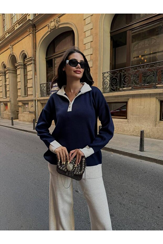 Compleu tricotat din 2 piese - 4