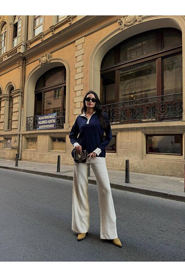 Compleu tricotat din 2 piese - 1