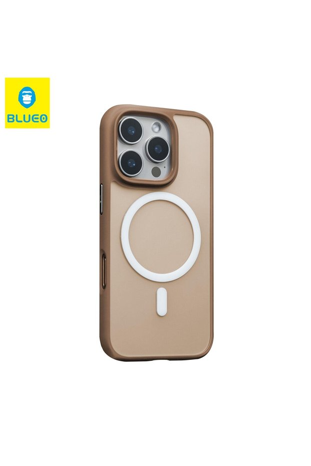 Mr. Gorilla iPhone 16 Pro Max Compatible Magsafe Supported Fingerprint Resistant Metal Key Frosted Case