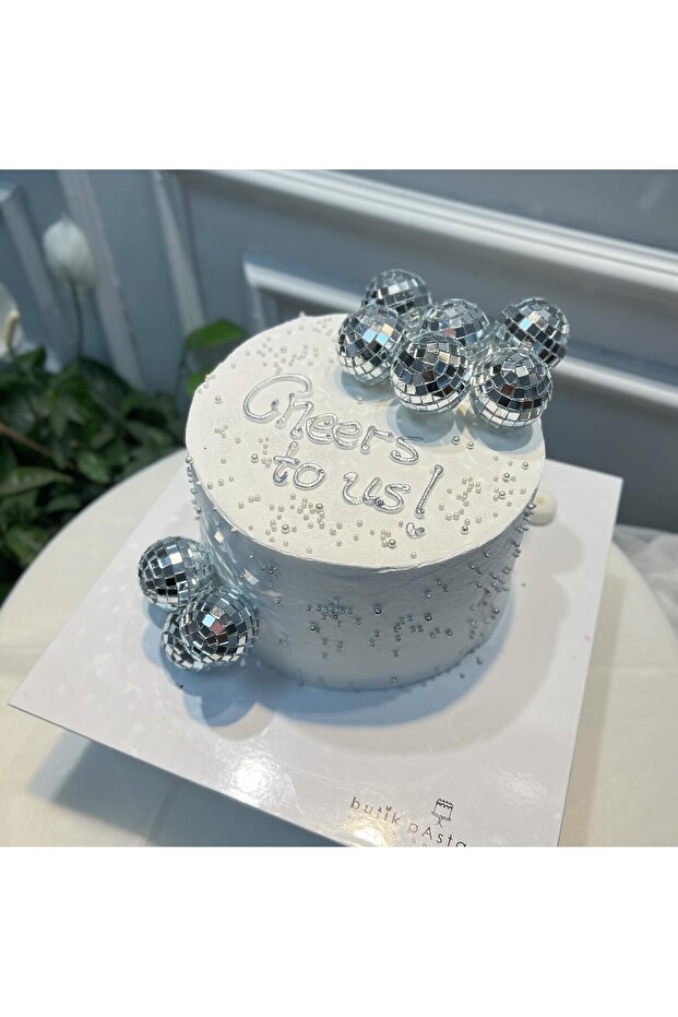 Mini disko topu(gümüş) - 2