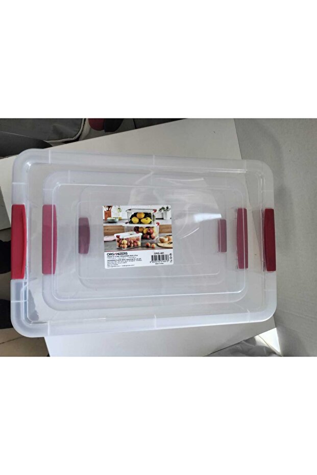3-Piece Multi-Purpose Leak-Proof Storage Container Set Food Container Refrigerator Organizer
