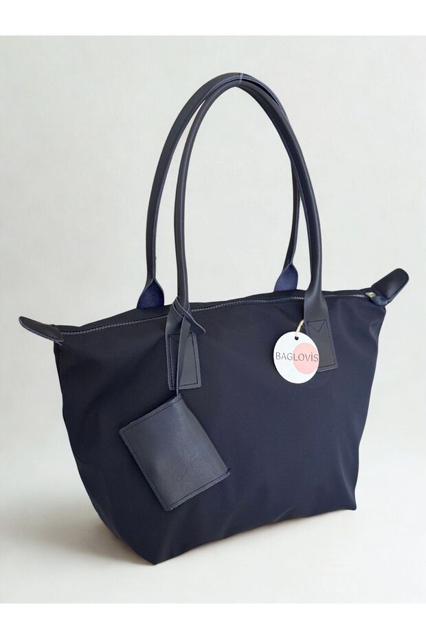 Card Holder Hanging Casual Navy Blue Women's Shoulder Bag En42 Boy28