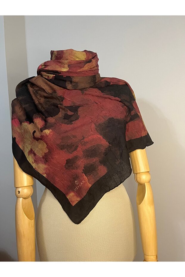 Winter Bloom Bambu Kraş Şal-İpekhan - 3