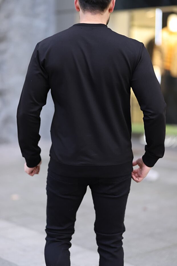 طاقم الرقبة الأساسية البلوز الرجال - 3