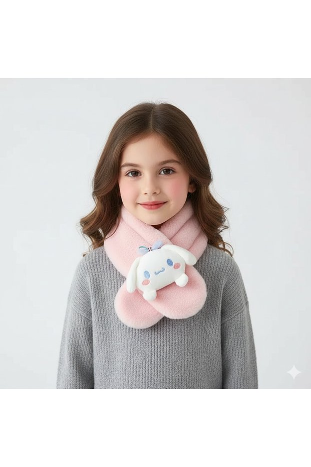 Cinnamoroll Cute Rabbit Furry Plush Scarf Neck Collar Teenage Girl Child Baby Gift