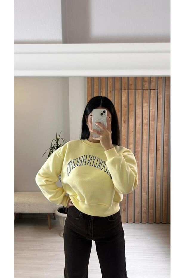 Nakış İşlemeli Sweatshirt - 3