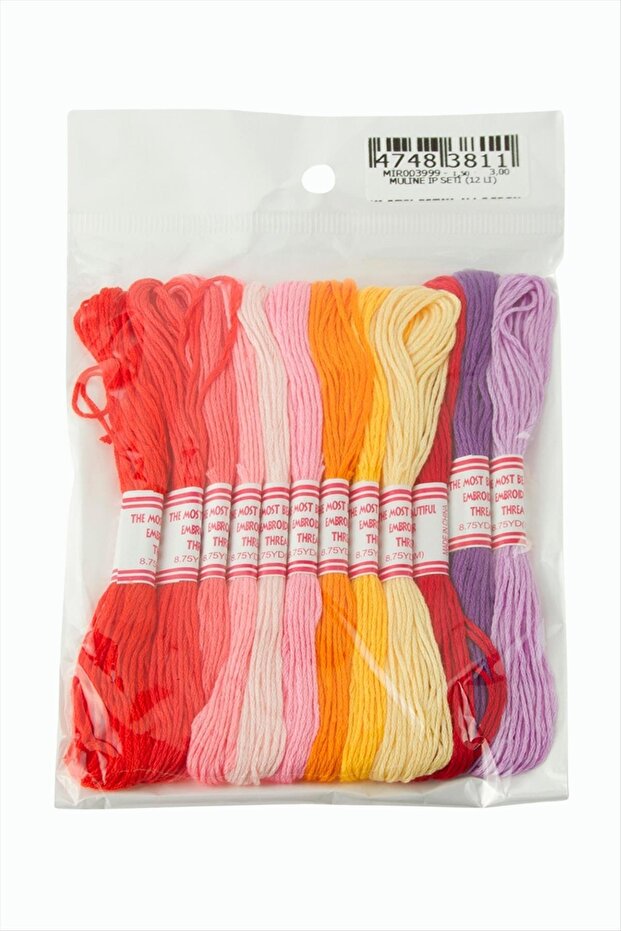 Muline Thread Set 12 Pieces - 3