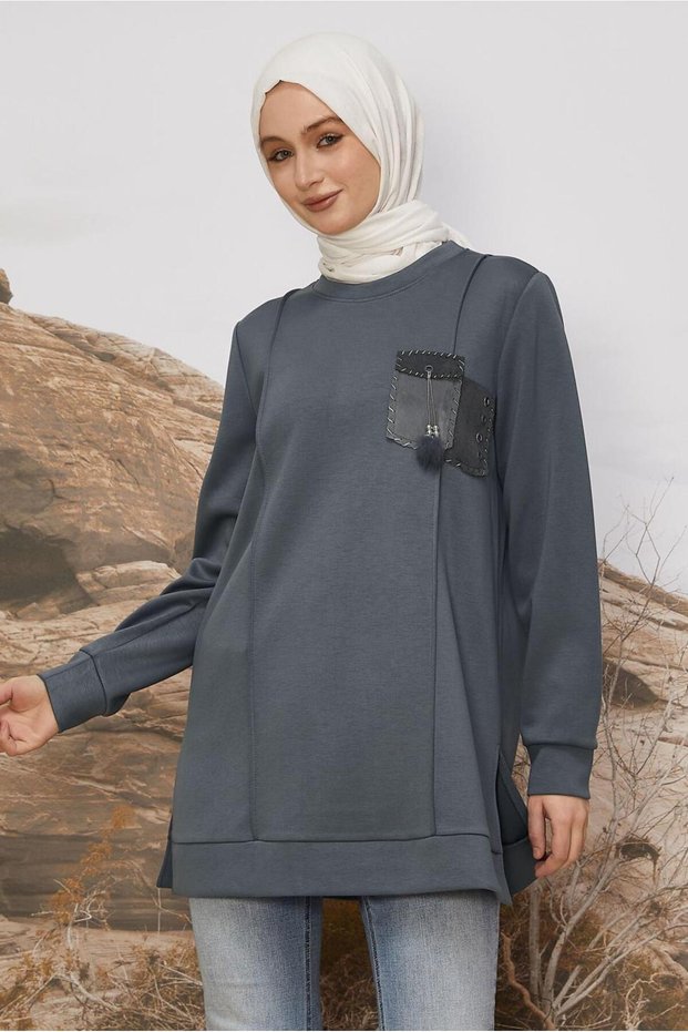 Accessory-Detail Tracksuit Tunic 45960