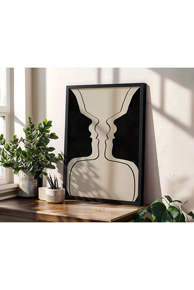 Tek Parça Çerçeveli Tablo - 1