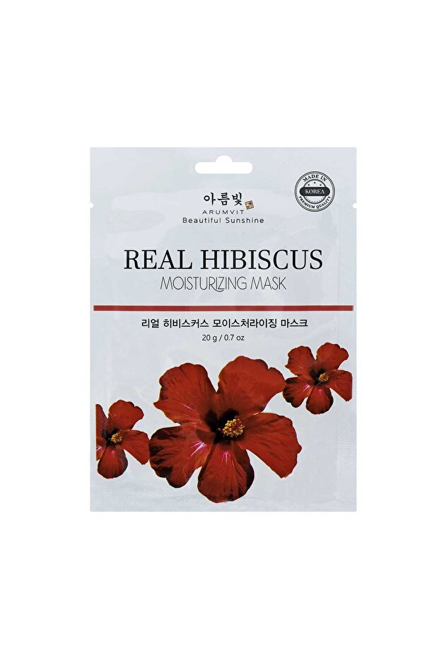 Arumvit Real Hibiscus Moisturizing Mask for Hydrated, Soft & Radiant Skin
