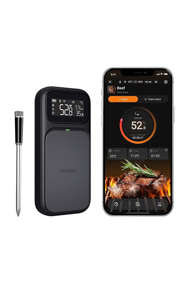 Wireless BBQ Thermometer INT-31-BW