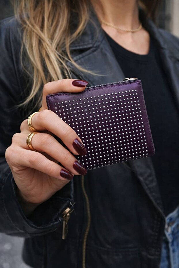 محفظة حجرية بسحاب BY6911 - 1