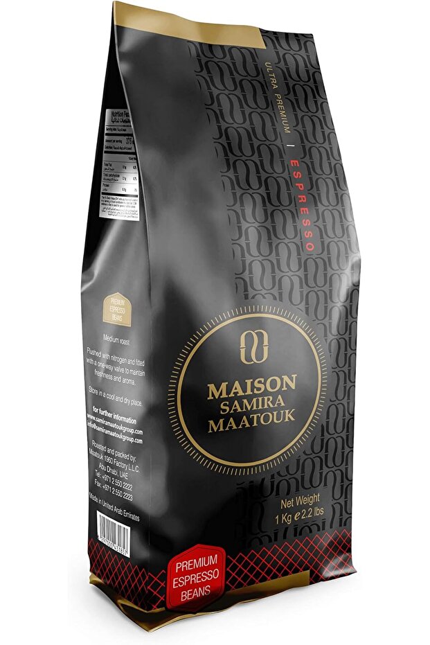 Maison Samira Maatouk Premium Espresso Beans, 1kg