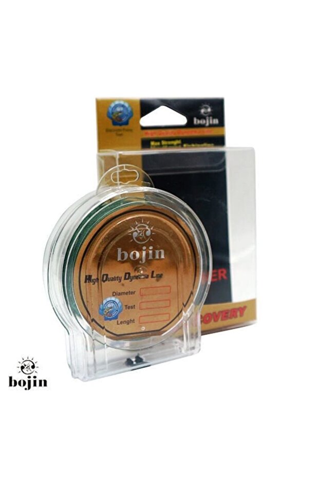 Dft bojin dyneema rope fishing line 100 m - 0.14 mm - green