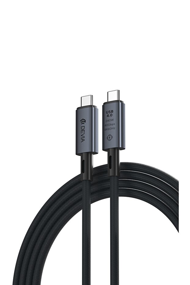 كابل USB 4.0 كامل الوظائف من سلسلة السرعة القصوى (40 جيجابايت، 240 واط، 8K 60 هرتز) - 1 متر