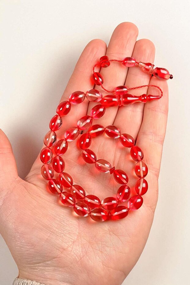 Master Craftsmanship System Tassel Fire Amber Prayer Beads