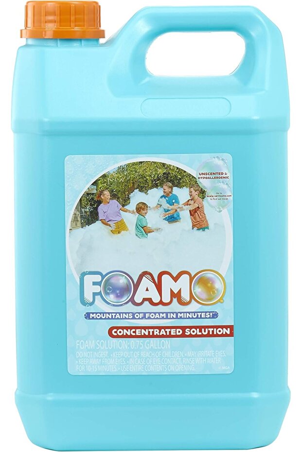 MGA Entertainment FOAMO Refill Solution for FOAMO Foam Bubble Machine, Multicolor
