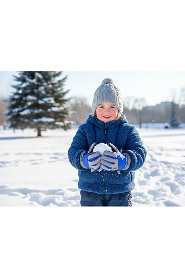 Ki̇tti̇ 421-015 4-7 Years Old Snow Skiing Gloves