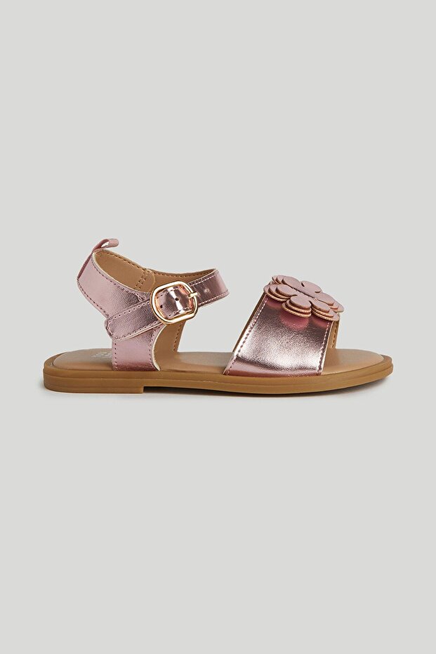 Pink Flower Sandals