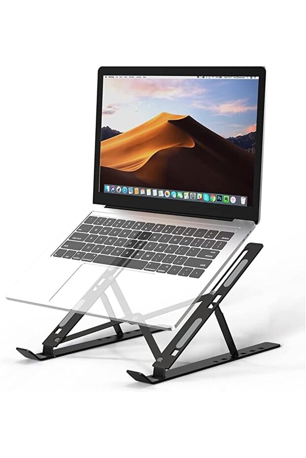 Portable Laptop Stand | Adjustable Foldable Notebook Riser for Desk | Tablet Stand for iPad, MacBook