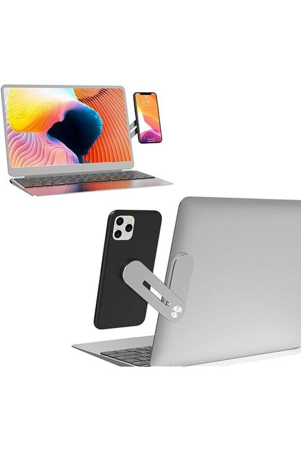 99 Magnetic Rotatable Adjustment, Foldable, Bracket, Phone Holder Stand for Laptop Same Screen for A