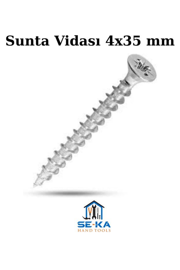 SEKA HAND TOOLS Sunta Vidası 4x35 mm 100'lü Paket – Mobilya & Ahşap ...
