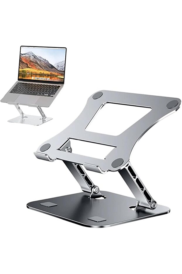 Vine General Trading Portable Laptop Stand – Adjustable Height & Angle, Aluminum Alloy & Carbon St