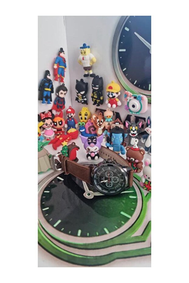 Leather Strap Men's Watch - 2