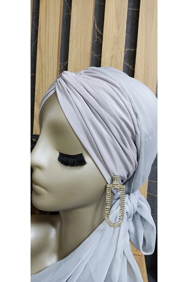 Gümüş Bone Şal - 2