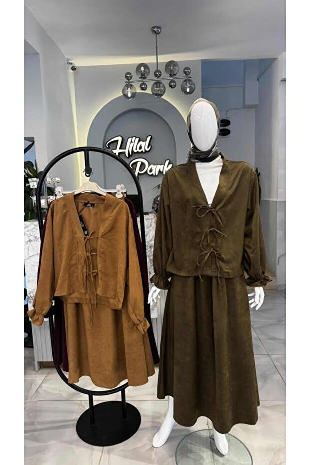 SÜET ETEKLİ TAKIM - 1