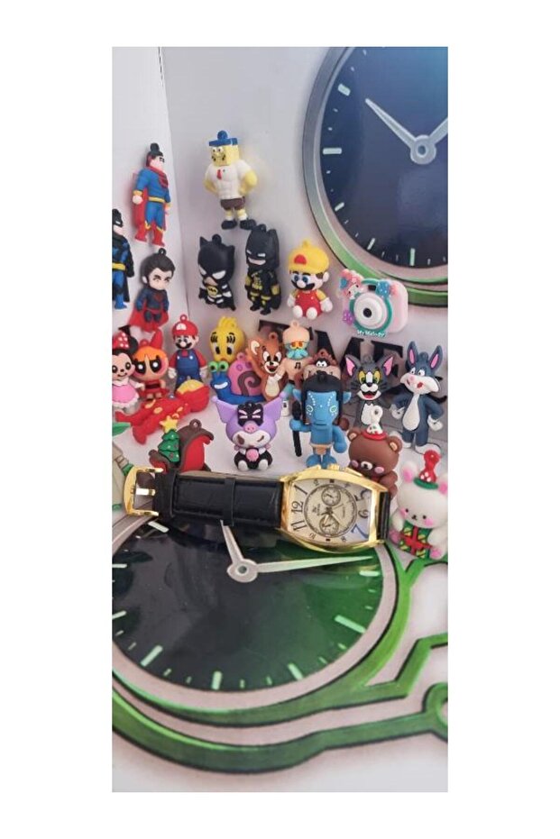 DERİ KORDONLU ERKEK SAATİ - 2