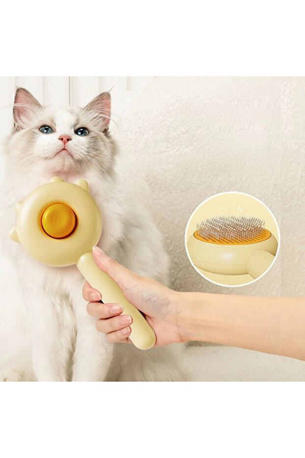 فرشاة تنظيف الحيوانات الأليفة ذاتية التنظيف من تصميم BFS Pati - 1