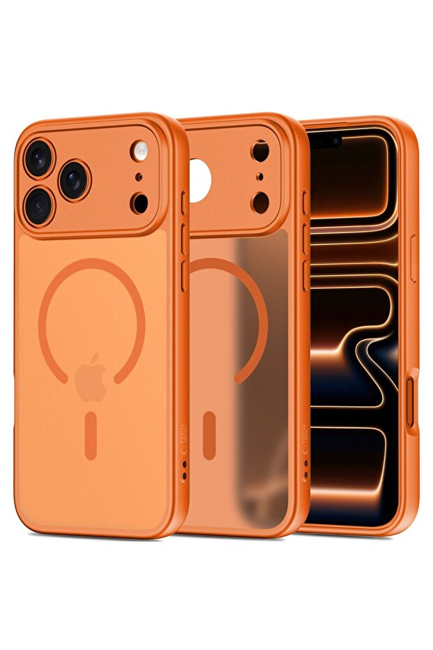 Orange BasicMag MagSafe Case - iPhone 17PM - 2