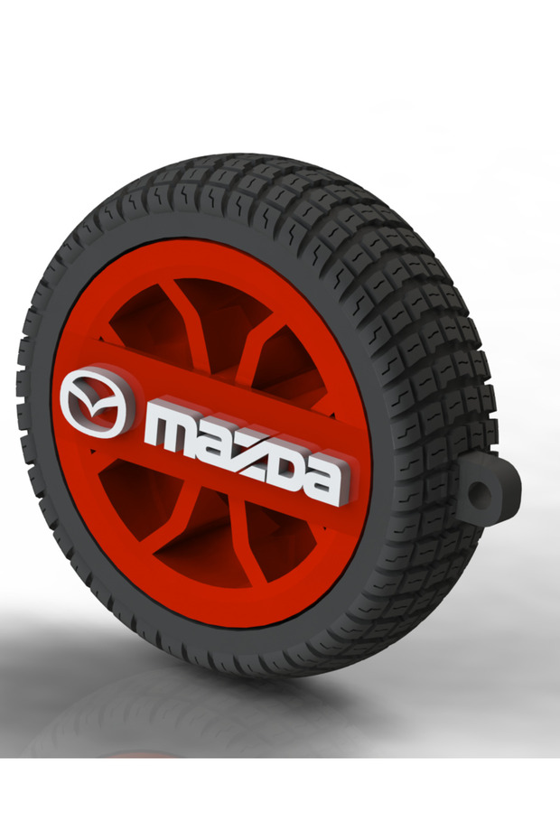 سلسلة مفاتيح متينة متوافقة مع مازدا - 3