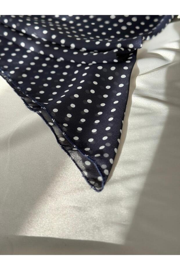 وشاح شيفون منقوش ملون - 2