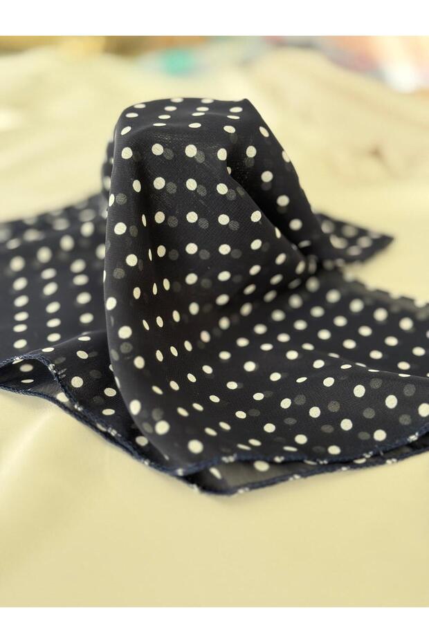 وشاح شيفون منقوش ملون - 3