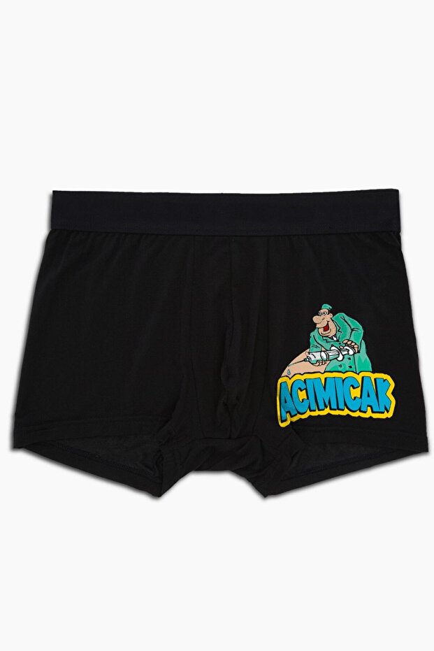 Hungry Cartoon Funny Boxer - 1