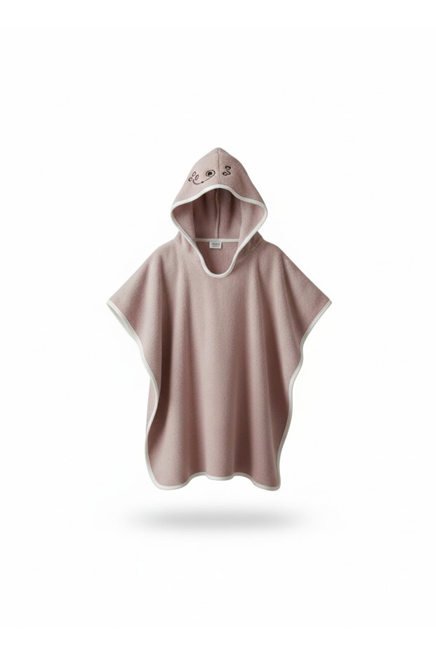 Children's Bathrobe Hooded Poncho Cotton Girls-Boys